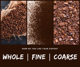 Whole Bean-Ground Coffee